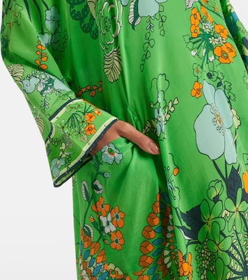 Printed silk kaftan | Camilla