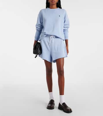 Shorts in pile di cotone con logo | Polo Ralph Lauren