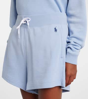 Shorts in pile di cotone con logo | Polo Ralph Lauren