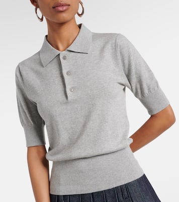 Polohemd Park aus Baumwolle und Kaschmir | Extreme Cashmere