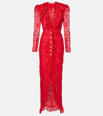 Robe longue en dentelle | Alessandra Rich