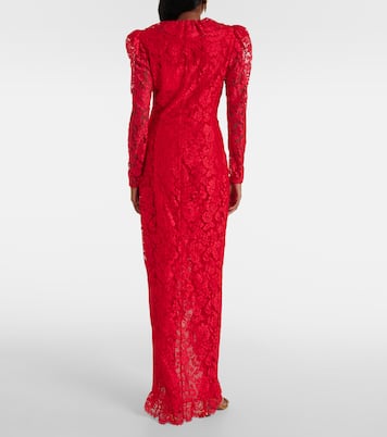 Robe longue en dentelle | Alessandra Rich