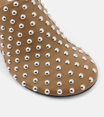 Mules en cuir à ornements | Jil Sander