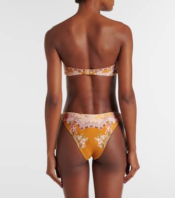 Bikini Wylie Scarf Tie à fleurs | Zimmermann