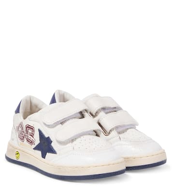 Sneakers Ballstar in pelle con stampa | Golden Goose Kids