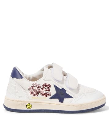 Sneakers Ballstar in pelle con stampa | Golden Goose Kids