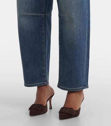 Jean barrel Amsterdam à taille mi-haute | AG Jeans