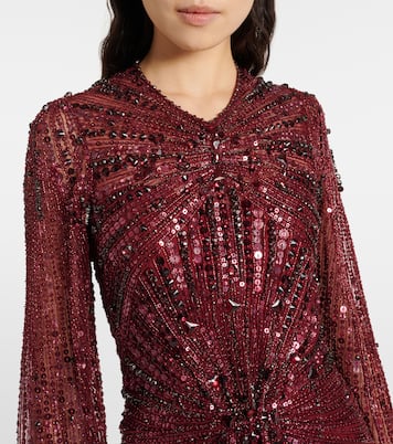 Vestido de fiesta Anja con lentejuelas | Jenny Packham