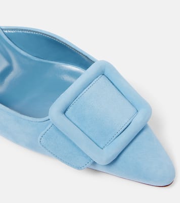Mules Maysale in suede | Manolo Blahnik