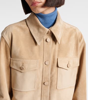 Giacca camicia Irene in suede | Gabriela Hearst