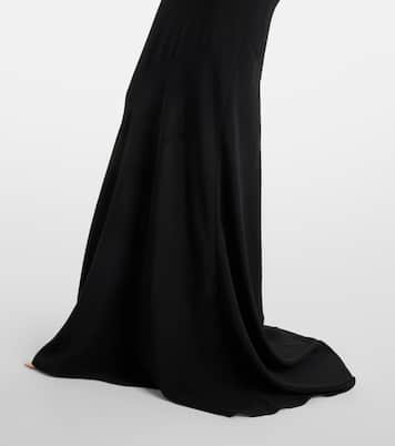 Robe aus Samt und Mesh | Mugler