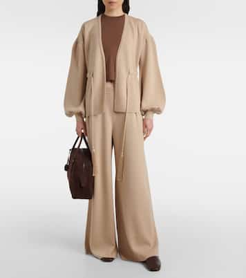 Weite Hose aus Wolle | Max Mara