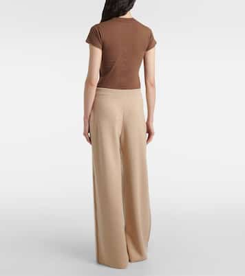 Weite Hose aus Wolle | Max Mara