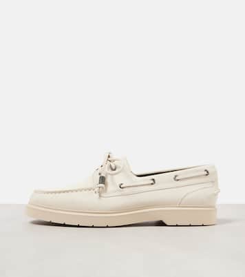 Scarpe da barca in suede | Brunello Cucinelli