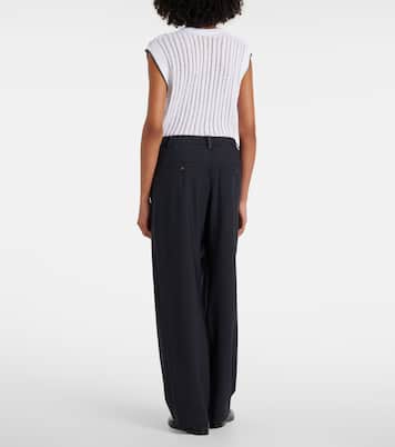 Weite Hose aus einem Wollgemisch | Brunello Cucinelli