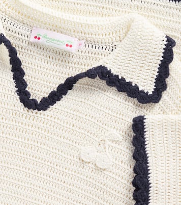 Abito Elanie in crochet di cotone | Bonpoint