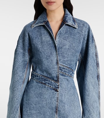 Abrigo en denim asimétrico | Alaïa