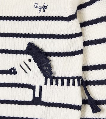 Baby - Pullover in cotone a righe | Il Gufo