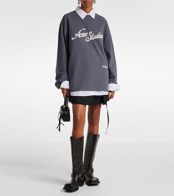Felpa Exford in cotone piqué | Acne Studios