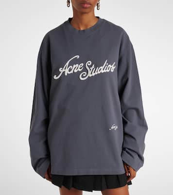 Felpa Exford in cotone piqué | Acne Studios