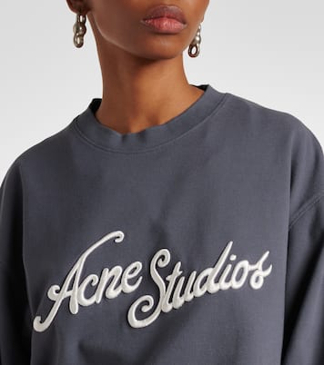 Felpa Exford in cotone piqué | Acne Studios