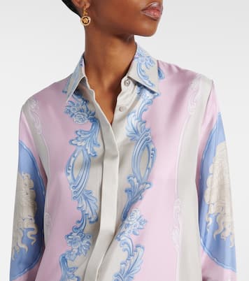 Camicia Medusa Cameo in seta | Versace