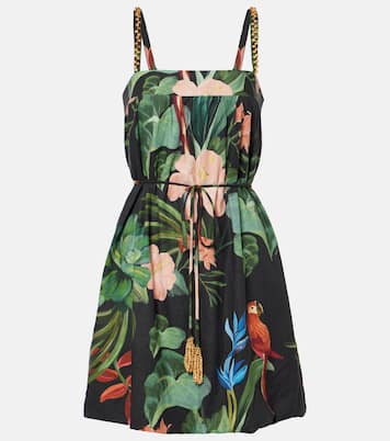 Minikleid aus einem Leinengemisch | Farm Rio