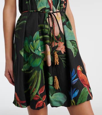 Minikleid aus einem Leinengemisch | Farm Rio