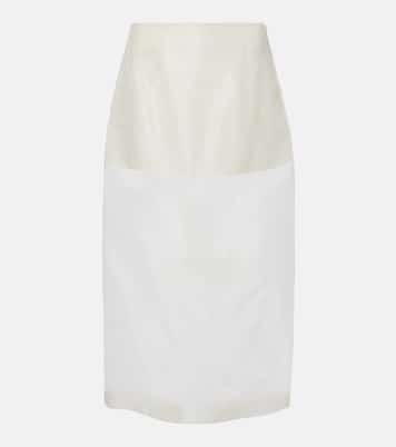 Gonna lunga in organza di seta | Frame