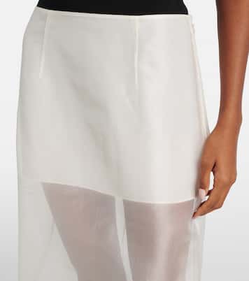 Gonna lunga in organza di seta | Frame