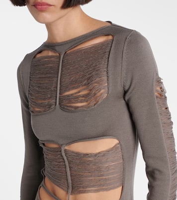 Robe longue en laine | Rick Owens