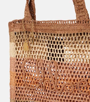 Tote Summer Banana aus Raffiabast | Chloé