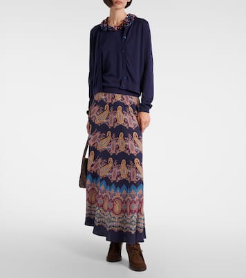 Verzierter Cardigan aus Seide und Kaschmir | Etro