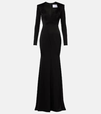 Satin crêpe gown | Alex Perry