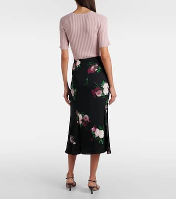 Floral midi skirt | Erdem