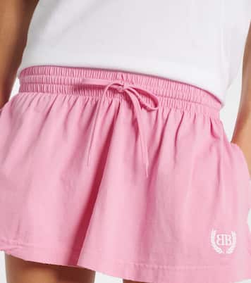Laurel cotton jersey miniskirt | Balenciaga