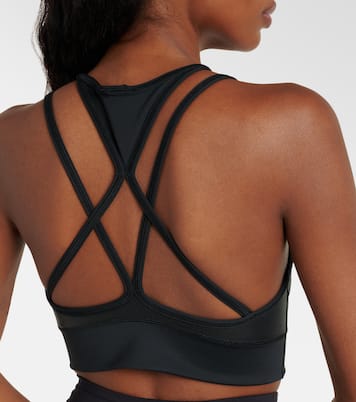 Lamé sports bra | Adidas by Stella McCartney