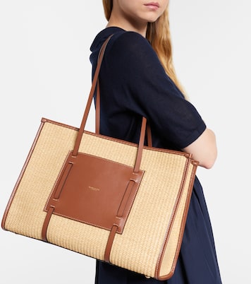Cabas Capri en raphia et cuir | DeMellier