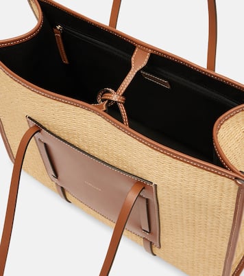 Cabas Capri en raphia et cuir | DeMellier