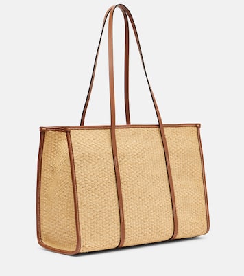 Cabas Capri en raphia et cuir | DeMellier