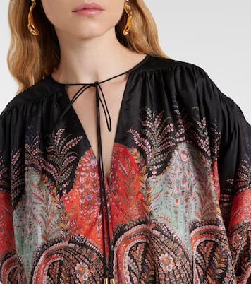 Top Rhiannon in seta con volant | Zimmermann