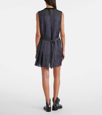 Knitted cotton minidress | Sacai
