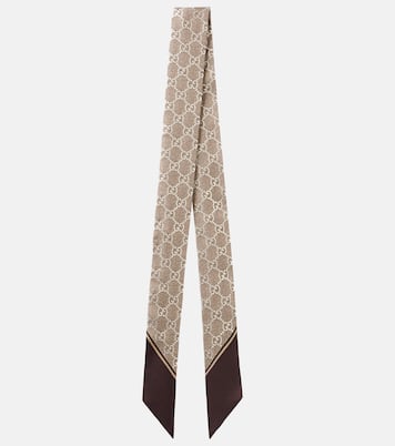 Foulard in seta GG | Gucci