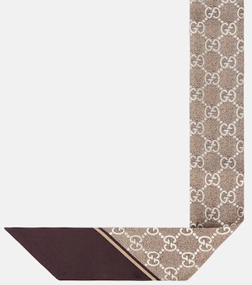 Foulard in seta GG | Gucci
