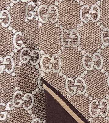 Foulard in seta GG | Gucci