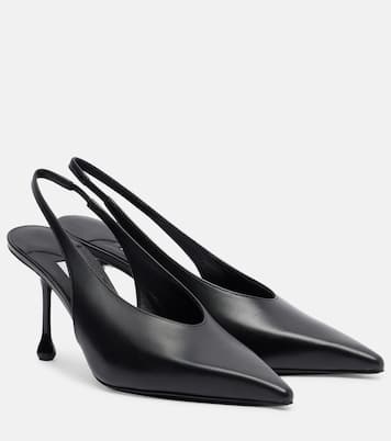 Isa 80 leather slingback pumps | Jimmy Choo