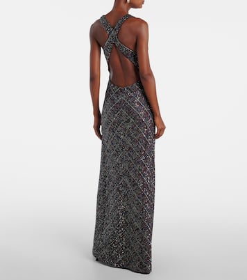 Sequined lamé maxi dress | Missoni