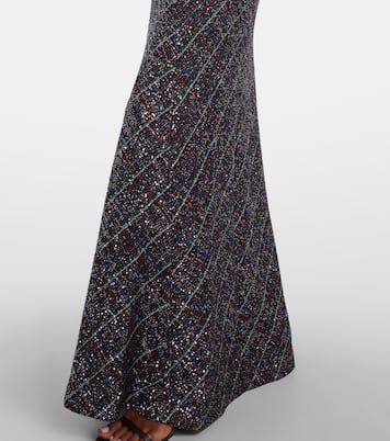 Sequined lamé maxi dress | Missoni
