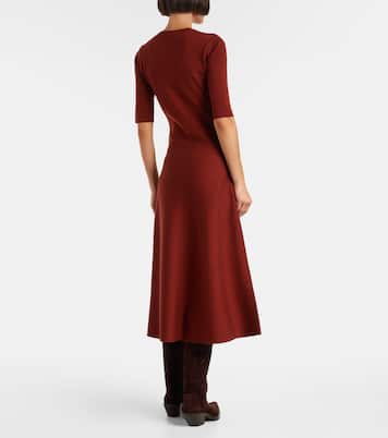 Maxikleid aus Wolle, Kaschmir und Seide | Gabriela Hearst