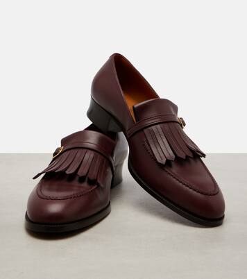 Mocasines Pennan de piel con flecos | Loro Piana